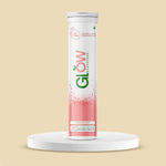 Buy GlowGlutathione 2 in 1 Dermatologist Formulated Japanese L-Glutathione 500 mg +Natural Vitamin C 1000 mg, Antioxidant for Skin , 15 Sugar Free Effervescent Tablets(Strawberry and lemon Flavor )  - Purplle