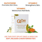 Buy Glutaglow Gel - Natural and Luxury Foot Spa At Home - Jelly Pedi Foot Soak for Pedicure, For Refreshing, Moisturizing and Rejuvenating Feet- 5 Treatments in One Pack - Purplle