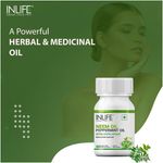 Buy INLIFE Neem Oil 350mg with Peppermint Oil 150mg for Digestive Health & Skin, Hair Care Supplement, Enteric Coated Capsules – 60 Liquid Filled Vegetarian Capsules - Purplle