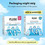 Buy PLUSH Ultra-Thin XXL Sanitary Pads for Women, 12 Pcs | For Light-Medium Flow | 2 Panty Liners | 100% Rash-Free | Pure U.S. Cotton Sanitary Napkins - Purplle