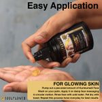 Buy Soulflower Herbal Kumkumadi Face Wash With Saffron, Turmeric, Gudhal, Mulethi Cooling Aloe Vera instant brightening & glowing skin, 120ml - Purplle