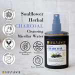Buy Soulflower Herbal Charcoal Micellar Water Soap With Active Ingredients of Licorice, Aloe, Lavender & Cica, Deep Cleanse & Naturally Purifies, Alcohol Free, All Skin Types, 120ml - Purplle