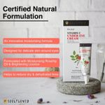 Buy Soulflower Herbal Vitamin C Under Eye Cream with Rosehip- Lightening Dark Circle & De-puffing, Non-greasy Formula, 15g - Purplle