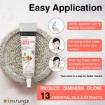 Buy Soulflower Herbal Vitamin C Under Eye Cream with Rosehip- Lightening Dark Circle & De-puffing, Non-greasy Formula, 15g - Purplle