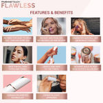 Buy Finishing Touch Flawless Facial Hair Remover Blush - Purplle
