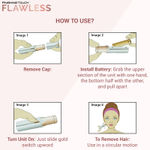 Buy Finishing Touch Flawless Facial Hair Remover Blush - Purplle