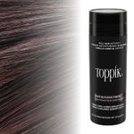 Buy Toppik Hair Building Fibers Dark Brown (55 g) - Purplle