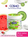Buy Cosmo Fruit Burst Scrub Mint Lemon & Kiwi Face & Body Scrub (500 ml) - Purplle