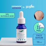 Buy DERMDOC by Purplle 10% Glycolic Acid Peeling Solution (15 ml) | chemical peeling | pore cleansing | glycolic acid serum | exfoliator | aha bha peeling solution - Purplle