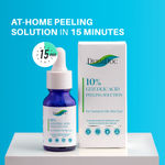 Buy DERMDOC by Purplle 10% Glycolic Acid Peeling Solution (15 ml) | chemical peeling | pore cleansing | glycolic acid serum | exfoliator | aha bha peeling solution - Purplle