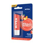 Buy Nivea Lip Balm, Fruity Peach Shine (4.8 g) - Purplle