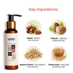 Buy Vedix Customized Ayurvedic Anti-Hairfall Shampoo for Dry Hair - Made with Triphala, Jojoba, Quinoa Protein - 100 ml - Purplle