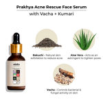 Buy Vedix Customized Skin Care Kit For Dry Skin With Acne - 3 Product Kit  - Vedix Face Wash For Dry Skin (100ml) - Vedix Face Serum For Acne (20ml) - Vedix Moisturizing Face Cream For Dry Skin (40ml) - Purplle