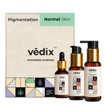 Buy Vedix Customized Skin Care Kit For Normal Skin With Dark Spots & Pigmentation - 3 Product Ayurvedic Kit - Vedix Face Wash For Normal Skin (100ml) - Vedix Face Serum For Pigmentation (20ml) - Vedix Oil Free Face Gel For Normal Skin (40ml) - Purplle