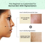 Buy Vedix Customized Skin Care Kit For Normal Skin With Dark Spots & Pigmentation - 3 Product Ayurvedic Kit - Vedix Face Wash For Normal Skin (100ml) - Vedix Face Serum For Pigmentation (20ml) - Vedix Oil Free Face Gel For Normal Skin (40ml) - Purplle