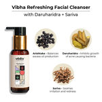 Buy Vedix Customized Skin Care Kit For Dry Skin With Tan - 3 Product Kit - Vedix Face Wash For Oily Skin (100ml) - Vedix Face Serum For Tan (20ml) - Vedix Moisturizing Face Lotion For Oily Skin (40ml) - Purplle