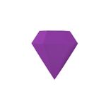 Buy AY Make Up Cosmetic Sponge Diamond Shape Sponge, Color May Vary 1 pc - Purplle