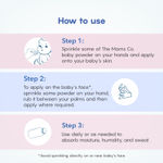 Buy The Moms Co. Talc-Free Natural Baby Powder with Cornstarch | Baby Powder for Newborn | With Chamomile Oil, Calendula Oil and Organic Jojoba Oil-200 Gm | - Purplle