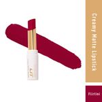 Buy MyGlamm LIT Creamy Matte Lipstick-Flirtini-3.7gm - Purplle