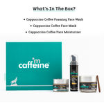 Buy mCaffeine Cappuccino Gift Set | Facial Kit with Foaming Face Wash, Face Mask & Moisturizer | For Cappuccino Lovers ,890 gm - Purplle