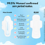 Buy PLUSH Ultra-Thin XXL Sanitary Pads for Women, 25 Pcs | For Light-Medium Flow | 4 Panty Liners | 100% Rash-Free | Pure U.S. Cotton Sanitary Napkins - Purplle
