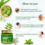 Buy Newish Aloe Vera Gel for Face Enriched With Tulsi & Neem For Face & Skin (200 g) - Purplle