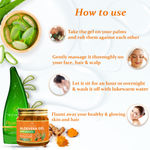 Buy Newish Organic Aloe Vera Gel for Acne, Scars, Glowing & Radiant Skin Treatment, Turmeric Extracts-(200 gm) Pack of 2 - Purplle