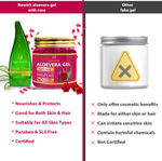 Buy Newish Organic Aloe Vera Gel for Acne, Scars, Glowing & Radiant Skin Treatment, Rose Extracts- Pack of 2 - Purplle