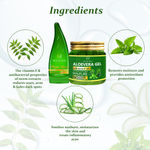 Buy Newish Organic Aloe Vera Gel for Acne, Scars, Glowing & Radiant Skin Treatment, Neem with Tulsi Extracts- Pack of 2 - Purplle