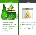Buy Newish Organic Aloe Vera Gel for Acne, Scars, Glowing & Radiant Skin Treatment, Neem with Tulsi Extracts- Pack of 2 - Purplle