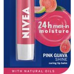 Buy NIVEA Lip Balm, Pink Guava Shine, 4.8g - Purplle