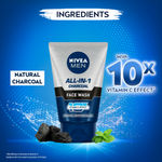 Buy Nivea Men All-in-1 Charcoal Face Wash (50 gm) - Purplle