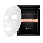 Buy Manish Malhotra Beauty By MyGlamm Saffron & Sandalwood Brightening Sheet Mask -25 ml - Purplle