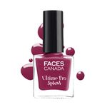 Buy FACES CANADA Ultime Pro Splash Nail Enamel - Purple Rain 19 (8 ml) | Quick Drying | Glossy Finish | Long Lasting | No Chip Formula | High Shine Nail Polish For Women | No Harmful Chemicals - Purplle