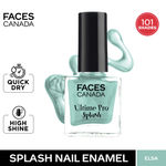 Buy FACES CANADA Ultime Pro Splash Nail Enamel - Elsa 39 (8ml) | Quick Drying | Glossy Finish | Long Lasting | No Chip Formula | High Shine Nail Polish For Women | No Harmful Chemicals - Purplle