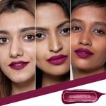 Buy Faces Canada No Transfer Matte Liquid Lip Color | Mask Proof | Transfer Proof | Lasts All Day |Enriched with Chamomile Oil | Highly Pigmented | One Stroke Color | Shade - Gramster 3.5 ml - Purplle