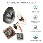 Buy Bombay Shaving Company Bath Care Value Pack with Exfoliating Charcoal and Coffee Handmade Soap (100 g) and Deep Cleaning Charcoal Face & Body Wash (200 ml) - Purplle