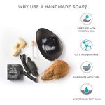 Buy Bombay Shaving Company Deep Cleansing Charcoal Bath Soap (125g) | Removes dirt and impuritities with Anti-Pollution Effect - Purplle