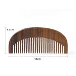 Buy Bombay Shaving Company Beard Comb (Pocket Size) | Made with Sheesham Wood | Free Faux Leather Pouch 200 gm - Purplle