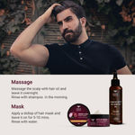 Buy Bombay Shaving Company Onion & Egg Hair Mask and Castor Hair Oil Combo For Men & Women (Set of 2) | Anti Hair Fall Hair Care Treatment 300 gm - Purplle