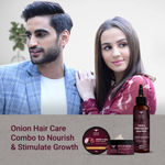 Buy Bombay Shaving Company Onion & Egg Hair Mask and Onion Hair Oil Combo For Men & Women (Set of 2) 300 gm - Purplle