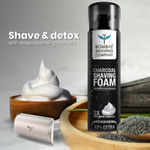 Buy Bombay Shaving Company Activated Charcoal Shaving Foam (266 ml x 2) | Moroccan Argan Oil, 2X Creamier for Superior Glide and Protection - Purplle