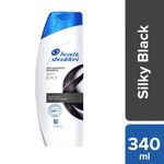 Buy Head & Shoulders Silky Black Shampoo (340 ml) - Purplle