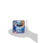 Buy Gillette Fusion Proglide FlexBall Manual Shaving Razor Blades (Cartridge) 2s Pack - Purplle