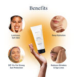 Buy Arata Vitamin C Day Cream With SPF 15+ (50 ML) | Infused With Hyaluronic Acid & Apple Extracts | Luminous Sun Protection & Deep Hydration | All-Natural, Non-Toxic, Chemical-Free | All Skin Types - Purplle