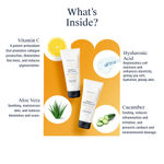Buy Arata Vitamin CA Protection Combo With Vitamin C Day Cream (50 ML) & Vitamin C Night Repair Gel (50 ML) | With SPF 15+ | Infused With Hyaluronic Acid, Apple, Pomegranate & Cucumber | All Skin Types | All-Natural, Non-Toxic - Purplle