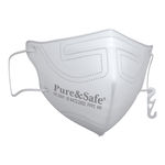 Buy Khadi Essentials Pure&Safe N95 FFP2 Cotton Reusable Face Mask for Men & Women | Stylish with Nose Clip, Comfortable N 95 Highly Breathable | CE, EN, IS Certified & Third Party Tested Pack of 5(White) - Purplle