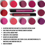 Buy Colorbar Matte me as I am Lipcolor Jest (2.8 g) - Purplle