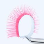 Buy NAGARAKU 16rows macaron 8 Colors Rainbow Colored Eyelash Extension Faux Mink color eyelashes colorful eyelash (RCE-10mm/0.10C) - Purplle