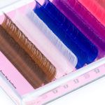 Buy NAGARAKU 16rows macaron 8 Colors Rainbow Colored Eyelash Extension Faux Mink color eyelashes colorful eyelash (RCE-10mm/0.10C) - Purplle